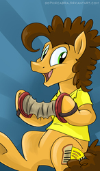 Size: 391x670 | Tagged: safe, artist:spainfischer, cheese sandwich, pony, g4, concertina, male, solo