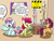 Size: 4000x3000 | Tagged: safe, artist:wadusher0, apple bloom, scootaloo, sweetie belle, g4, cutie mark crusaders, science, speech bubble, unshorn fetlocks