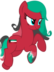 Size: 696x920 | Tagged: safe, artist:veen-red-rose, earth pony, pony, female, kuwait, mare, nation ponies, simple background, solo, transparent background