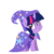 Size: 1000x1000 | Tagged: safe, artist:pegacornss, twilight sparkle, g4, accessory swap, female, grin, smiling, solo