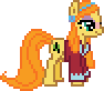 Size: 94x82 | Tagged: safe, artist:anonycat, idw, wheat grass, g4, animated, desktop ponies, pixel art, simple background, solo, transparent background