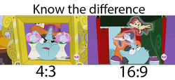 Size: 782x358 | Tagged: safe, claude, g4, inspiration manifestation, my little pony: friendship is magic, aspect ratio, fat, plenty of room for mah puppets, puppet