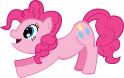 Size: 843x534 | Tagged: safe, artist:videogamehunter, pinkie pie, g4, excited, female, solo