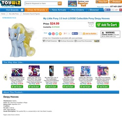 Size: 1536x1461 | Tagged: safe, derpy hooves, pegasus, pony, g4, official, brushable, expensive, female, mare, toy, toywiz