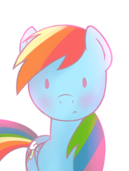 Size: 960x1280 | Tagged: safe, artist:heavymetalbronyyeah, rainbow dash, g4, cute, dashabetes, female, solo