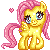 Size: 50x50 | Tagged: safe, artist:r0se-designs, fluttershy, g4, animated, female, heart, pixel art, solo