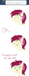 Size: 750x1920 | Tagged: safe, roseluck, g4, ask, comic, female, rosereplies, solo, tumblr