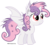 Size: 5000x4504 | Tagged: safe, artist:ex-machinart, sweetie belle, alicorn, bat pony, bat pony alicorn, pony, g4, absurd resolution, alicornified, fangs, female, messy mane, race swap, simple background, solo, sweetie bat, sweetiecorn, transparent background, vector