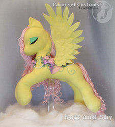 Size: 800x885 | Tagged: safe, artist:ladylittlefox, fluttershy, g4, beautiful, customized toy, eyes closed, irl, photo, plushie, solo