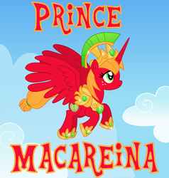 Size: 1894x1990 | Tagged: safe, artist:itoruna-the-platypus, big macintosh, alicorn, pony, g4, bigmacicorn, macareina, prince, princess, princess big mac, princess macareina, rule 63, solo, vector