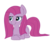 Size: 970x817 | Tagged: safe, artist:pegacornss, pinkie pie, g4, cute, cuteamena, female, pinkamena diane pie, prone, simple background, solo, transparent background