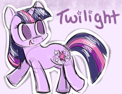 Size: 792x612 | Tagged: safe, artist:bloknbeanbagg, twilight sparkle, g4, female, solo
