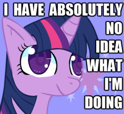 Size: 746x689 | Tagged: safe, artist:omegajim, edit, twilight sparkle, g4, female, i have no idea what i'm doing, image macro, meme, reaction image, solo