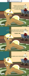 Size: 1280x3342 | Tagged: safe, artist:suenden-hund, trenderhoof, pony, unicorn, g4, ask, bishonen, blushing, comic, cute, glasses, lamp, male, rug, smiling, solo, stallion, trenderhoof replies, tumblr