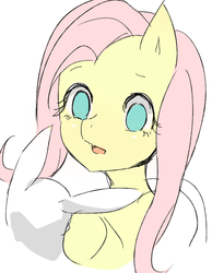 Size: 700x900 | Tagged: safe, artist:biscuit1646, angel bunny, fluttershy, g4, pixiv