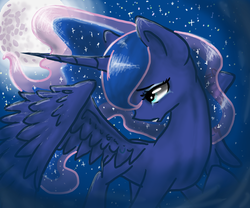 Size: 3600x3000 | Tagged: safe, artist:ebonytails, princess luna, g4, female, high res, solo