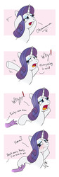 Size: 940x2800 | Tagged: safe, artist:joakaha, rarity, spike, g4, inspiration manifestation, blushing, bust, comic, crying, dialogue, disembodied arm, female, hand, male, open mouth, ship:sparity, shipping, straight