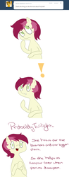 Size: 750x1920 | Tagged: safe, roseluck, g4, ask, comic, female, rosereplies, solo, tumblr