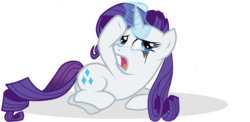Size: 2050x1000 | Tagged: safe, artist:ritya9898, rarity, g4, inspiration manifestation, crying, female, magic, marshmelodrama, running makeup, simple background, solo, transparent background, vector, whining