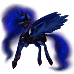 Size: 2000x2000 | Tagged: safe, artist:saoiirse, princess luna, g4, armor, female, high res, solo, warrior luna