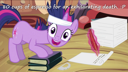 Size: 800x451 | Tagged: safe, screencap, twilight sparkle, g4, espresso, female, insane pony thread, solo, twilight snapple