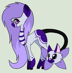 Size: 478x483 | Tagged: safe, artist:solarsystemadopts, oc, oc only, cat, original species, adoptable, augmented tail, solo, wat