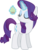 Size: 5000x6559 | Tagged: safe, artist:meteor-spark, rarity, g4, absurd resolution, cupcake, female, magic, simple background, solo, transparent background, vector