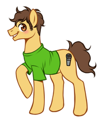 Size: 725x858 | Tagged: safe, artist:mimby-rabbit, pony, clothes, ponified, solo, tobuscus