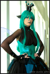 Size: 1378x2048 | Tagged: safe, artist:amazonmandy, queen chrysalis, human, g4, convention, cosplay, irl, irl human, megacon, megacon 2014