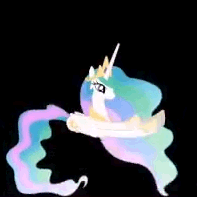 Size: 197x197 | Tagged: safe, artist:viva reverie, princess celestia, alicorn, pony, princess celestia being deep, g4, animated, dumb running ponies, female, immatoonlink, majestic as fuck, royal canterlot gait, show accurate, solo, wat