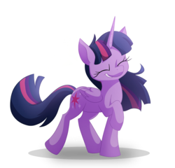 Size: 1180x1132 | Tagged: safe, artist:fj-c, twilight sparkle, alicorn, pony, g4, cute, eyes closed, female, mare, simple background, smiling, solo, transparent background, twiabetes, twilight sparkle (alicorn)