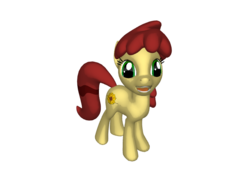 Size: 768x576 | Tagged: safe, oc, oc only, oc:erin olsen, oc:sunflower, fanfic:project sunflower, ponylumen, 3d, 3d pony creator, simple background, solo
