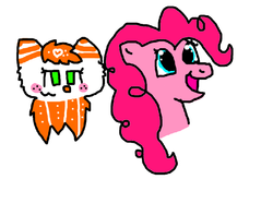 Size: 816x607 | Tagged: safe, artist:jp12553, pinkie pie, oc, g4, non-mlp oc, orangespots