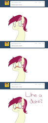 Size: 750x1920 | Tagged: safe, roseluck, g4, ask, comic, female, rosereplies, solo, tumblr