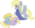 Size: 4150x3309 | Tagged: safe, artist:t-3000, chirpy hooves, derpy hooves, dinky hooves, pegasus, pony, unicorn, g4, chirpabetes, cute, derpabetes, dinkabetes, equestria's best mother, female, filly, foal, high res, horn, mare, simple background, transparent background, trio