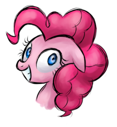 Size: 1656x1800 | Tagged: safe, artist:thecheeseburger, pinkie pie, g4, female, solo