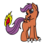 Size: 2000x1700 | Tagged: safe, artist:fantasyglow, scootaloo, charmeleon, hybrid, g4, crossover, female, pokémon, simple background, solo, transparent background