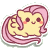 Size: 50x50 | Tagged: safe, artist:sarilain, fluttershy, g4, animated, chubbie, female, pixel art, solo