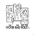 Size: 2400x2400 | Tagged: safe, artist:dj-black-n-white, apple bloom, scootaloo, sweetie belle, human, g4, cowboy, cutie mark crusaders, gun, high res, humanized, monochrome, necktie, revolver, the good the bad and the ugly, trigger discipline, weapon, western