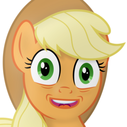 Size: 6000x6000 | Tagged: safe, artist:spitfire8520, applejack, g4, .svg available, absurd resolution, close-up, female, meme, overly attached girlfriend, simple background, sleep is for the weak, solo, transparent background, vector