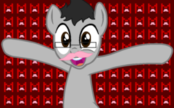 Size: 905x562 | Tagged: safe, pony, markiplier, ponified, solo, warfstache