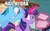 Size: 960x590 | Tagged: safe, screencap, rainbow dash, twilight sparkle, alicorn, pony, g4, captain america, female, hail hydra, image macro, jontron thread, mare, meme, twilight sparkle (alicorn)