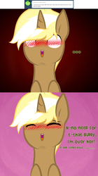 Size: 1280x2280 | Tagged: safe, artist:suenden-hund, trenderhoof, g4, ..., ask, blushing, comic, crush, implied gay, implied shipping, nervous, solo, trenderhoof replies, trendermac, tumblr