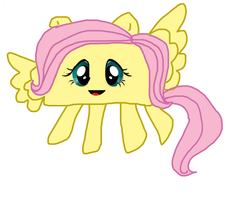 Size: 1244x1028 | Tagged: artist needed, safe, edit, fluttershy, g4, 1000 hours in ms paint, female, ms paint, solo, stylistic suck, wat