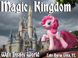 Size: 681x510 | Tagged: safe, pinkie pie, g4, disney, disney world, female, irl, photo, ponies around the world, toy, walt disney world