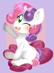 Size: 1200x1633 | Tagged: safe, artist:nm, sweetie belle, g4, cute, diasweetes, female, pixiv, solo