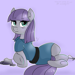 Size: 5000x5000 | Tagged: safe, artist:bloodyhellhayden, maud pie, g4, absurd resolution, female, solo, underhoof