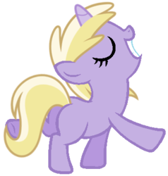 Size: 355x373 | Tagged: dead source, safe, artist:dreamcasterpegasus, dinky hooves, g4, female, simple background, solo, transparent background