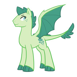 Size: 3000x3000 | Tagged: safe, artist:kianamai, oc, oc only, oc:turquoise blitz, dracony, hybrid, pony, kilalaverse, freckles, high res, interspecies offspring, male, next generation, offspring, parent:rarity, parent:spike, parents:sparity, simple background, solo, stallion, white background