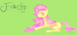 Size: 1024x466 | Tagged: safe, artist:awesomestrider, fluttershy, g4, female, solo